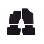 Mochete textile cu trei straturi, potrivite pentru Peugeot 308 hatchback, break 2007-2014, set de 4 bucăți, negru Performance AutoTuning