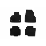 Mochete textile cu trei straturi, potrivite pentru Renault Kangoo după 2008, Kangoo ZE după 2012, cu 5 locuri, set de 4 bucăți, negru Performance AutoTuning