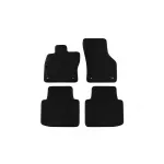 Mochete textile cu trei straturi, potrivite pentru Skoda Superb III sedan, combi 2015-2019, Superb IV după 2019, set de 4 bucăți, negru Performance AutoTuning