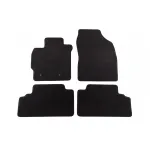 Mochete textile cu trei straturi, potrivite pentru TOYOTA AURIS 2007-2010, set de 4 bucăți, negre Performance AutoTuning