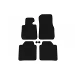 Mochete textile cu trei straturi potrivite pentru BMW Seria 3 F34 GT 2013-2019, set de 4 bucăți, negru Performance AutoTuning