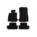 Mochete textile cu trei straturi potrivite pentru BMW Seria 6 F12 Cabrio, F13 Coupe 2011-2018, set de 4 piese, negru Performance AutoTuning