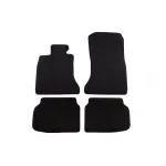 Mochete textile cu trei straturi potrivite pentru BMW Seria 7 F01 2008-2015 bază scurtă, set de 4 bucăți, negru Performance AutoTuning