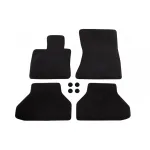 Mochete textile cu trei straturi potrivite pentru BMW X6 E71 2008-2014, set de 4 bucăți, negru Performance AutoTuning