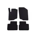 Mochete textile cu trei straturi potrivite pentru Peugeot 207 hatchback, combi 2006-2012, set de 4 bucăți, negru Performance AutoTuning