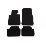 Tălpi textile cu trei straturi, potrivite pentru BMW Seria 1 F20, F21 2011-2019, Seria 2 F22 după 2014, set de 4 bucăți, negru Performance AutoTuning