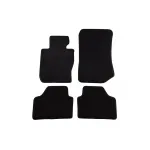 Tălpi textile cu trei straturi, potrivite pentru BMW X1 E84 2009-2015 X-Drive, set de 4 bucăți, negre Performance AutoTuning