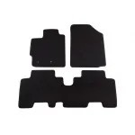 Tălpi textile cu trei straturi, potrivite pentru Toyota Yaris 2005-2011, Urban Cruiser 2009-2016, 3-5 uși, din 3 piese, negre Performance AutoTuning