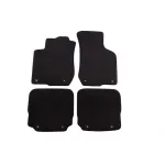 Tapițerie de podea textilă în trei straturi, potrivită pentru Audi A3 1998-2003, set de 4 bucăți, negru Performance AutoTuning