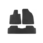 Mochete textile cu trei straturi, potrivite pentru Lexus RX 2009-2015, din material Petex Style, set de 3, negru Performance AutoTuning