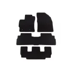 Mochete textile cu trei straturi, potrivite pentru Toyota Verso 2009-2013, cu 7 locuri, set de 4 bucăți, negru Performance AutoTuning