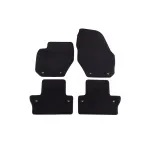 Mochete textile cu trei straturi, potrivite pentru Volvo V60 2010-2018, V60 Cross Country 2015-2018, set de 4 bucăți, negru Performance AutoTuning