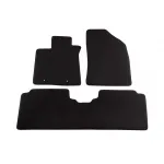 Mochete textile cu trei straturi din material Petex Style potrivite pentru TOYOTA AVENSIS 2009-2011, din 3 părți, negru Performance AutoTuning
