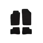Mochete textile cu trei straturi potrivite pentru Peugeot 206 Plus 2009-2013, set de 4 bucăți, negru Performance AutoTuning