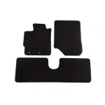 Tălpi de podea textile cu trei straturi, potrivite pentru Toyota Yaris 2011-2020, 5 uși, din 3 părți, negre Performance AutoTuning