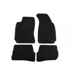 Tălpi de podea textile cu trei straturi, potrivite pentru VW Passat 1996-2001, set de 4 bucăți, negre Performance AutoTuning