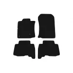 Tălpi de podea textile cu trei straturi din material Petex Style, potrivite pentru Toyota Land Cruiser 2009-2021, cu 5 sau 7 locuri, set de 4 bucăți, negru Performance AutoTuning