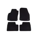 Tălpi de textile cu trei straturi, potrivite pentru Opel Astra H 2004-2011, set de 4 bucăți, negre Performance AutoTuning