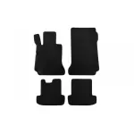 Mochete textile cu trei straturi, potrivite pentru Mercedes E-Class C207 Coupe, A207 Cabriolet 2009-2017, set de 4 bucăți, negru Performance AutoTuning