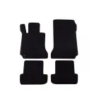 Mochete textile cu trei straturi potrivite pentru Mercedes C-Class W204 sedan, break 2007-2014, set de 4 bucăți, negru Performance AutoTuning