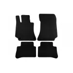 Mochete textile cu trei straturi potrivite pentru Mercedes E-Class W212 sedan, break 2009-2016, CLS C218, X218 Shooting Brake 2011-2018, set de 4 bucăți, negru Performance AutoTuning