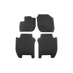 Tălpi textile cu trei straturi, potrivite pentru Honda Jazz după 2015, set de 4 bucăți, negre Performance AutoTuning