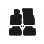 Tălpi textile cu trei straturi, potrivite pentru Mini Cooper F55 după 2014, set de 4 bucăți, negre Performance AutoTuning