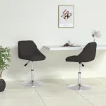 Scaune de bucătărie, 2 buc., negru, piele ecologică GartenMobel Dekor