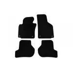 Mochete textile de la Rigum potrivite pentru Volkswagen Golf 5 2004-2008, Golf 6 2009-2013, Jetta 2005-2011, set de 4 bucăți, negru Performance AutoTuning