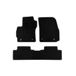 Mochete textile de la Rigum potrivite pentru Mazda 5 2011-2018, set de 3 bucăți, negru Performance AutoTuning