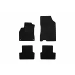 Mochete textile de la Rigum potrivite pentru Renault Fluence 2010-2015, set de 4 bucăți, negru Performance AutoTuning