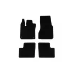 Mochete textile de la Rigum potrivite pentru Renault Twingo după 2014, Smart ForFour după 2015, Smart ForFour EQ după 2017, set de 4 bucăți, negru Performance AutoTuning