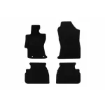 Mochete textile de la Rigum potrivite pentru Subaru Impreza după 2018, set de 4 bucăți, negru Performance AutoTuning