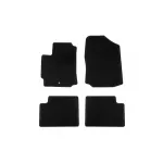 Mochete textile de la Rigum potrivite pentru Subaru Justy 2008-2011, set de 4 bucăți, negru Performance AutoTuning