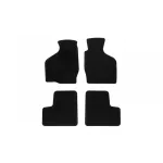 Mochete textile de la Rigum potrivite pentru Suzuki Ignis 2001-2003, set de 4 bucăți, negru Performance AutoTuning