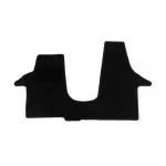 Covor textil de la Rigum potrivit pentru Volkswagen T5 3m Transporter, Caravelle, T6 Transporter, Caravelle 2003-2019, 1 bucată, negru Performance AutoTuning