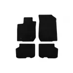 Mochete textile de la Rigum potrivite pentru Dacia Logan 2012-2019, set de 4 bucăți, negru Performance AutoTuning