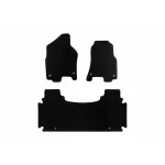 Mochete textile de la Rigum potrivite pentru Dodge Ram 1500 după 2021, set de 3 piese, negru Performance AutoTuning