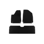 Mochete textile de la Rigum potrivite pentru Hyundai Ioniq 6 după 2023, set de 3 piese, negru Performance AutoTuning