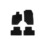 Mochete textile de la Rigum potrivite pentru Peugeot e-3008 după 2024, set de 4 bucăți, negru Performance AutoTuning