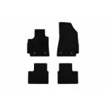 Mochete textile de la Rigum potrivite pentru Renault Arkana Hybrid după 2021, set de 4 piese, negru Performance AutoTuning