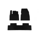 Mochete textile de la Rigum potrivite pentru Renault Megane E-Tech după 2022, set de 3 piese, negru Performance AutoTuning