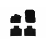 Mochete textile de la Rigum potrivite pentru Renault Zoe 2013-2021, set de 4 bucăți, negru Performance AutoTuning