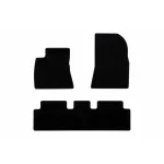 Mochete textile de la Rigum potrivite pentru Tesla Model 3 după 2017, set de 3 piese, negru Performance AutoTuning