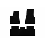 Mochete textile de la Rigum potrivite pentru Tesla Model S 2012-2016, set de 3 piese, negru Performance AutoTuning