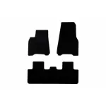 Mochete textile de la Rigum potrivite pentru Tesla Model Y 2020-2025, set de 3 piese, negru Performance AutoTuning