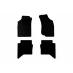 Mochete textile de la Rigum potrivite pentru Toyota Hilux 2005-2016 cu cabină dublă, set de 4 bucăți, negru Performance AutoTuning