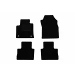 Mochete textile de la Rigum potrivite pentru Toyota RAV4 după 2019 cu transmisie manuală, set de 4 bucăți, negru Performance AutoTuning