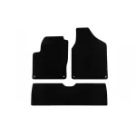 Mochete textile de la Rigum potrivite pentru Volkswagen Sharan, Seat Alhambra 1995-2010, Ford Galaxy 1995-2007, set de 3 piese, negru Performance AutoTuning