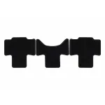 Mochete textile de la Rigum potrivite pentru Volkswagen T7 Multivan după 2022, pentru a treia rând cu șine deschise, set de 2 bucăți, negru Performance AutoTuning